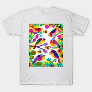 Birds, Bees and Blossoms T-Shirt